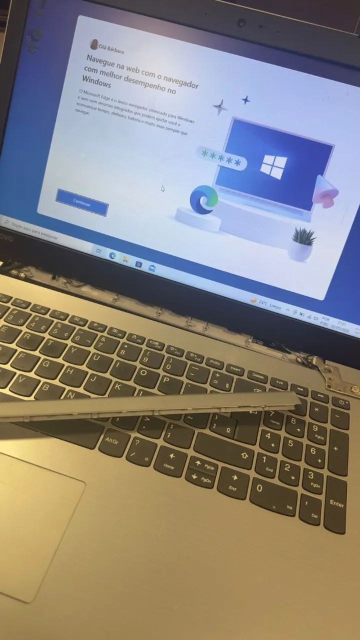 Notebook Lenovo i5 + SSD + GPU dedicada BARATO (leia descrição) - Foto 3