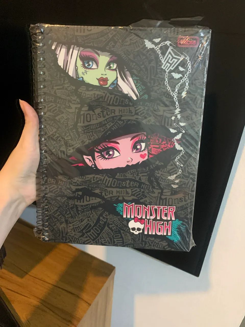 Caderno monster high antigo 