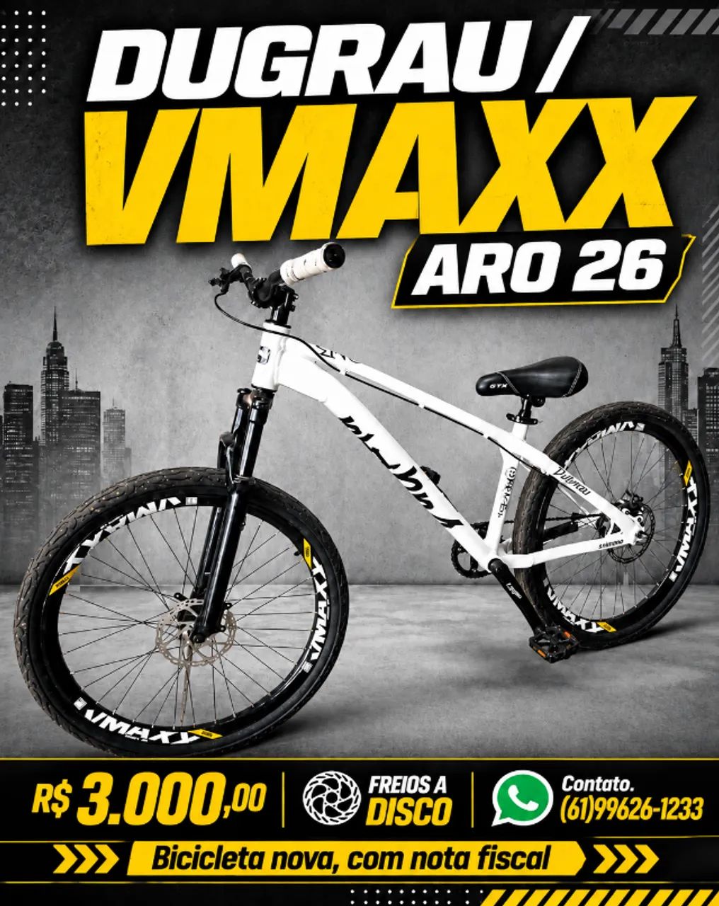 Bicicleta DuGrau VMAXX aro 26 ? nova e com nota fiscal!