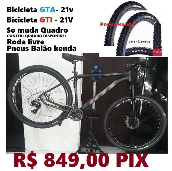Bicicleta 29 Quadro gti Gta. nova - Foto 3
