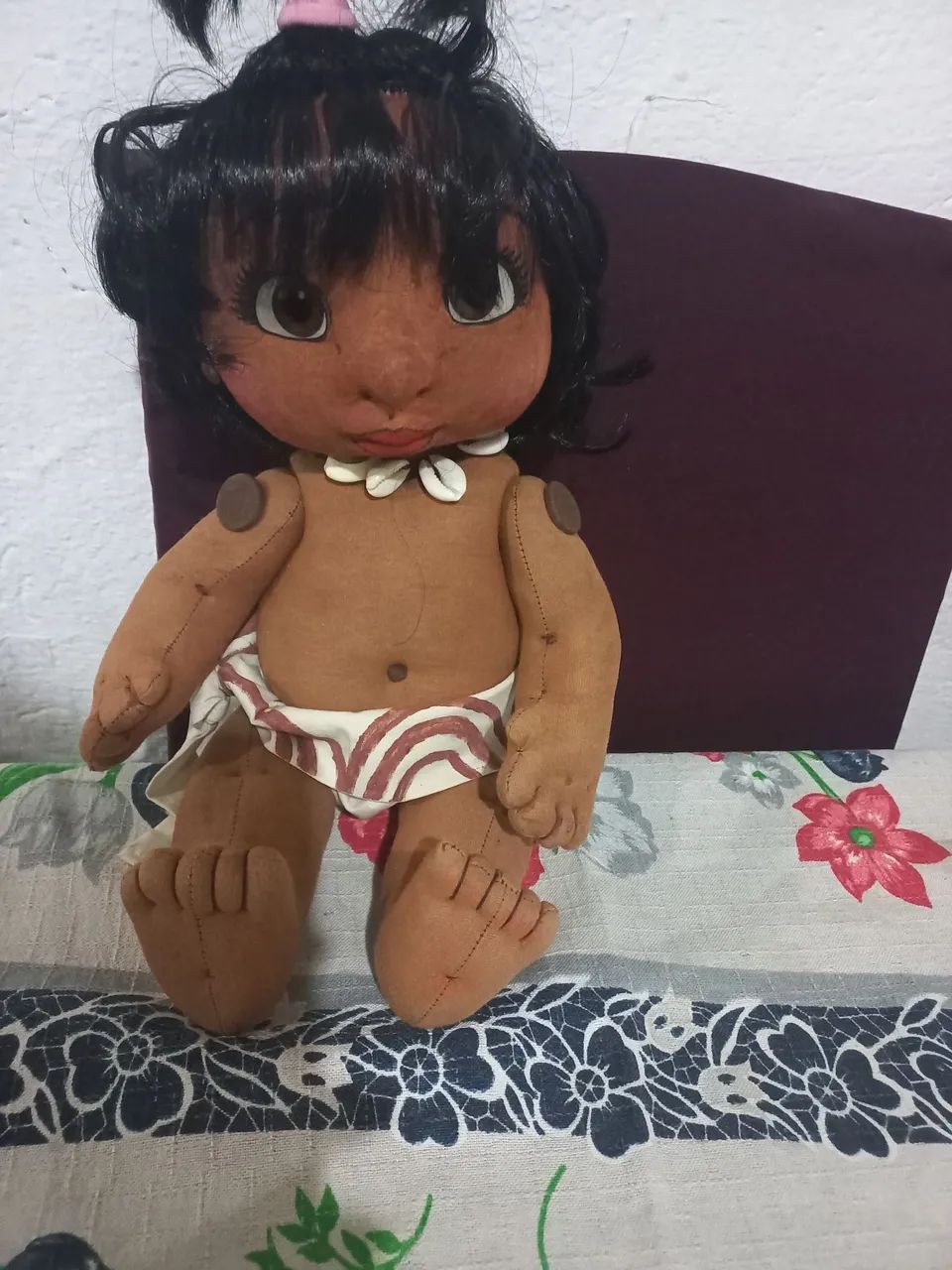 Bonecos articulados de tecido 