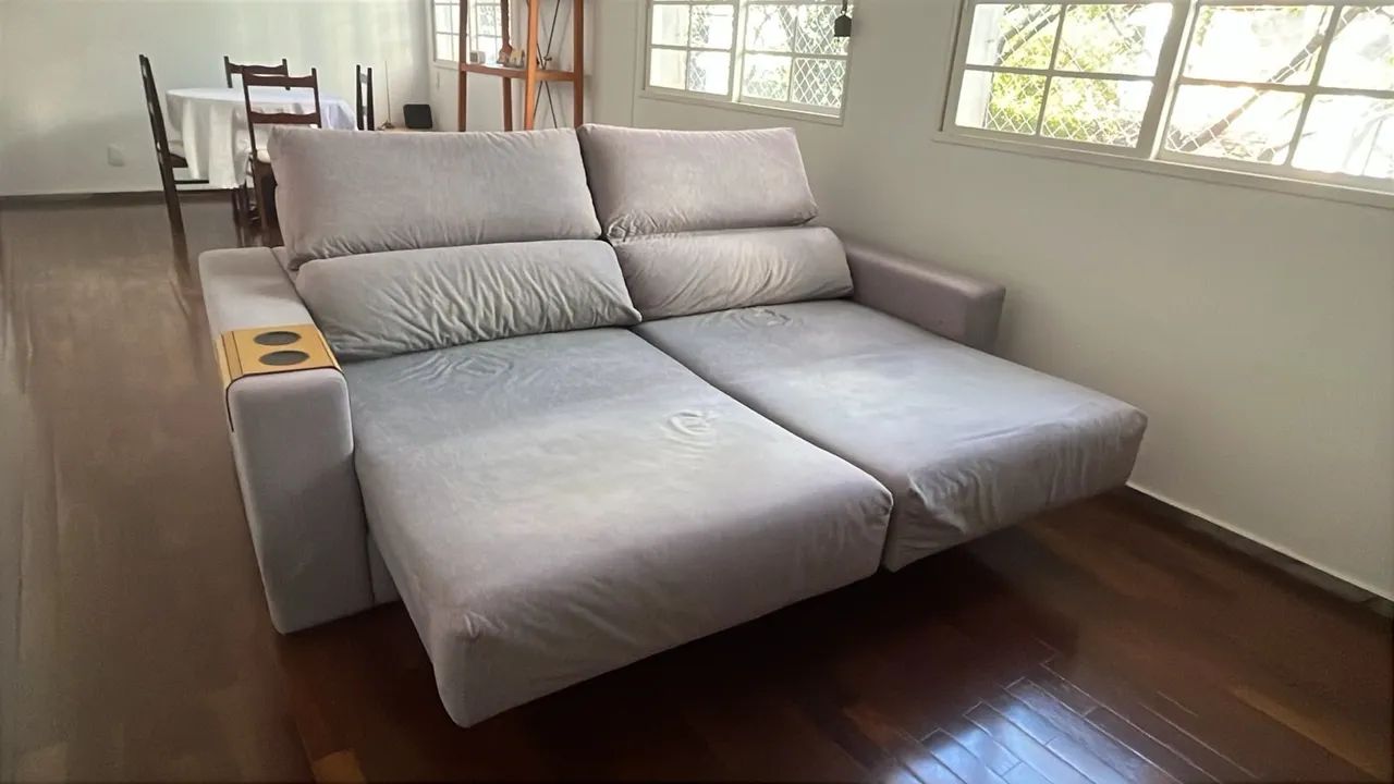 Sofá Retrátil e Reclinável Top Linha 7900 ? Mobiliadora Líder - Foto 2