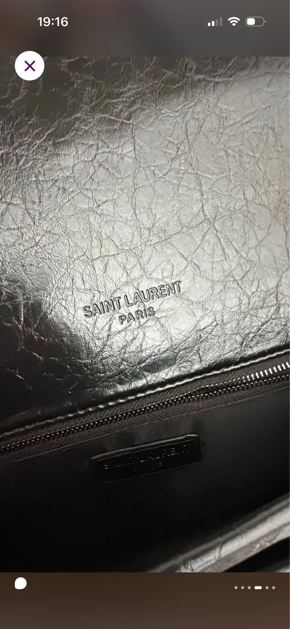 Bolsa YSL Niki média preta - Foto 4