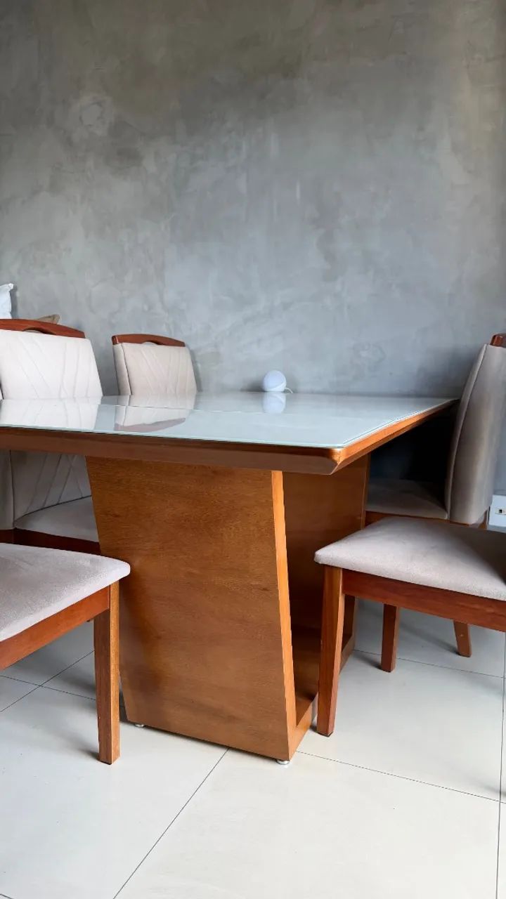 Mesa de jantar com 6 cadeiras - Foto 2