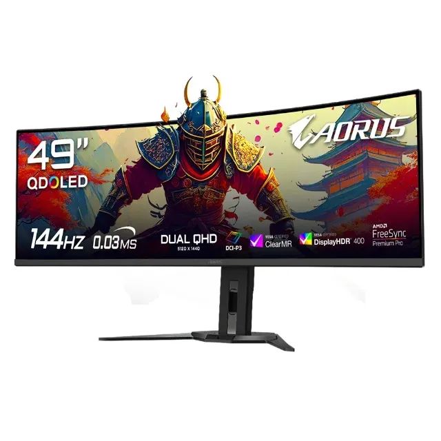 Monitor OLED super ultrawide 49 polegadas gigabyte  144hz 0.03ms Kvm, HDR Tru - Foto 2