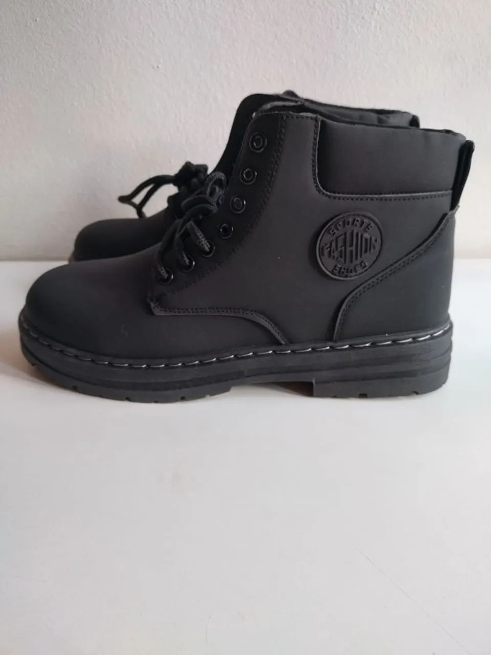Bota Coturno Casual Black  - Foto 3