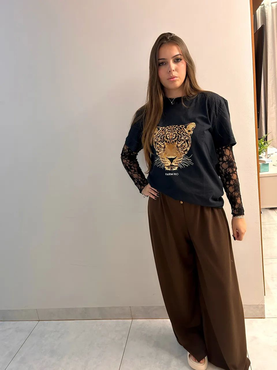 Calça Pantalona Farm