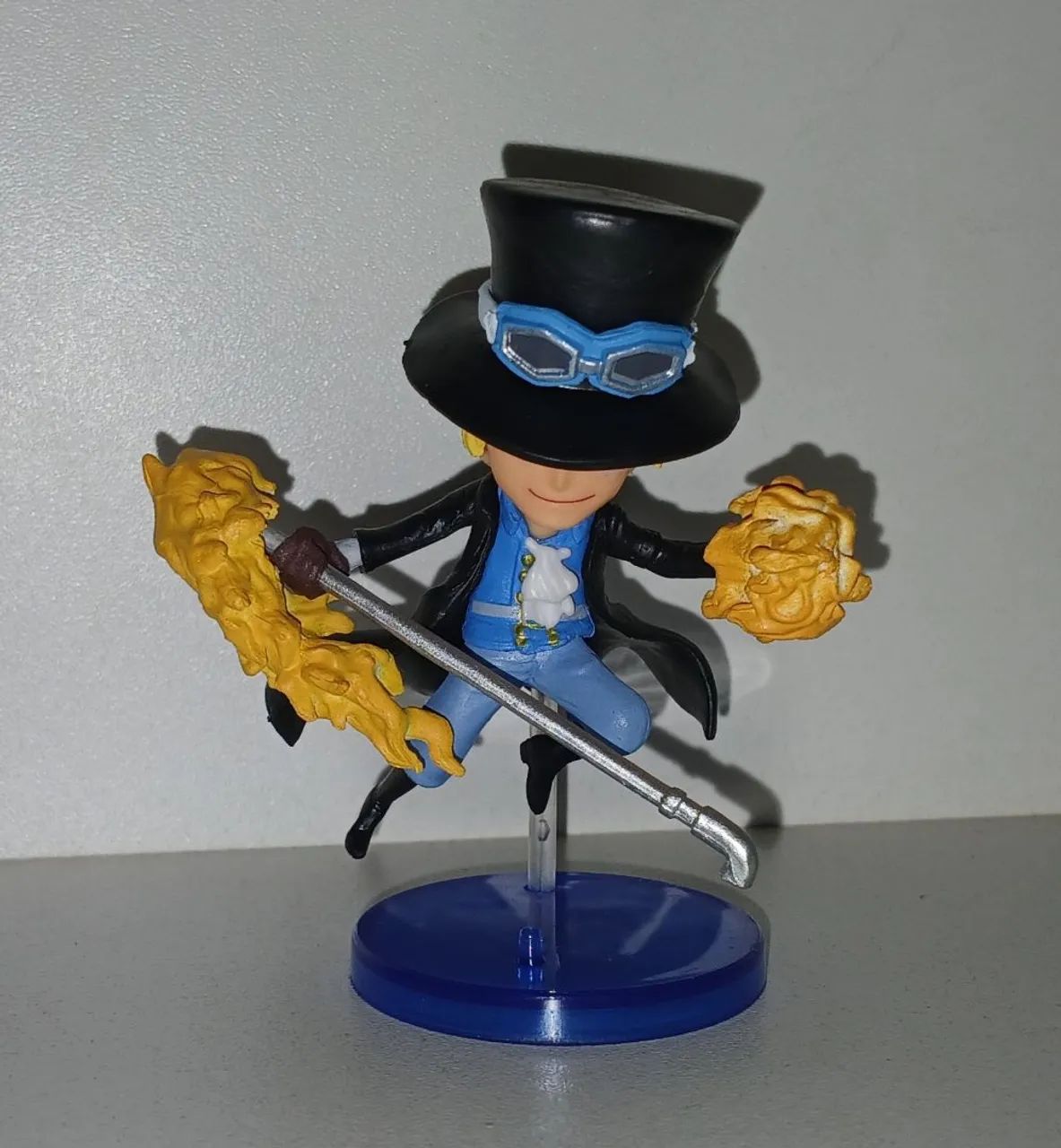 BONECO ACTION FIGURE MINIATURA ONE PIECE SABO