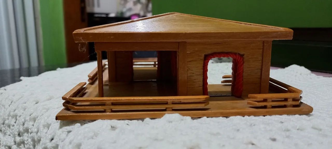 Mini casa de madeira artesanal japonesa   - Foto 5