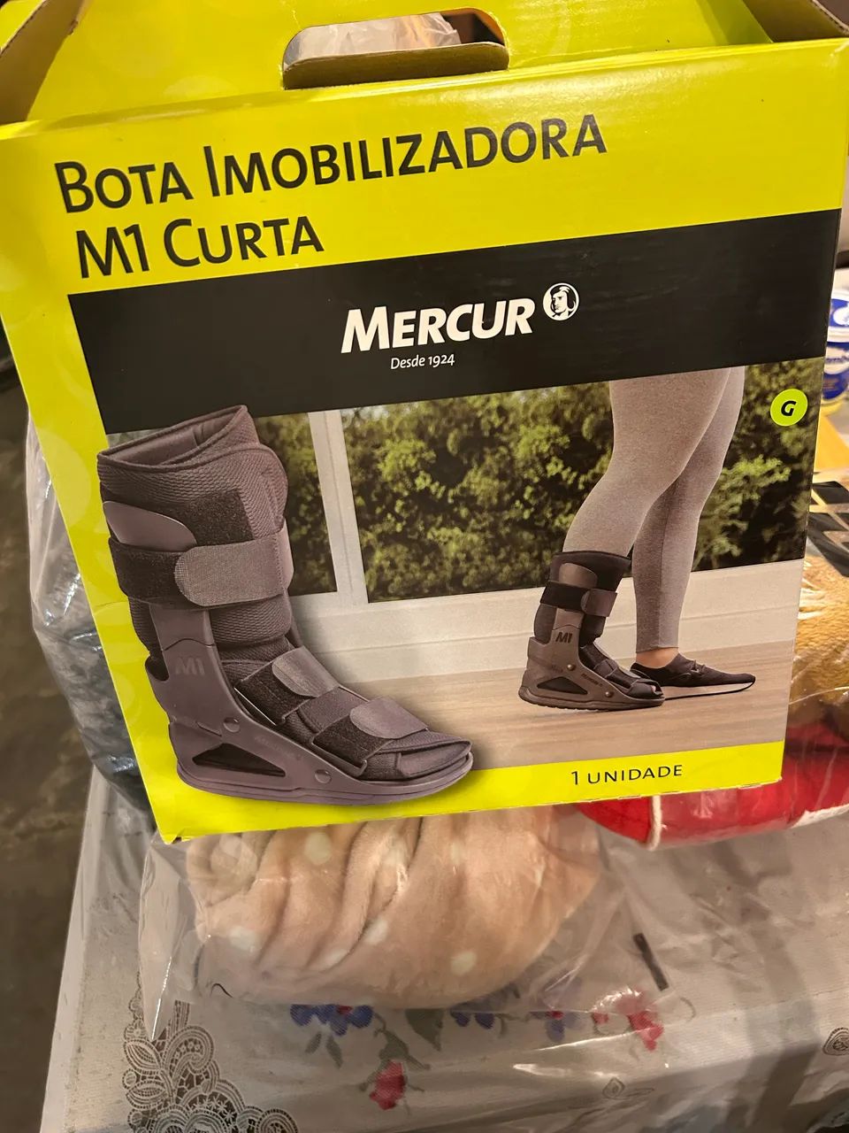 Bota imobilizadora M1 longa Mercur
