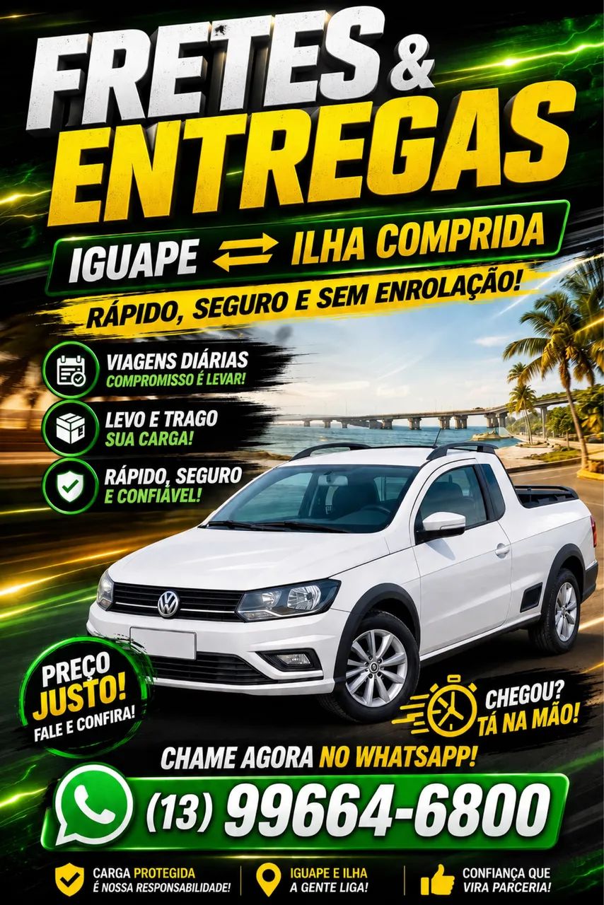 Frete rápido ilha/iguape