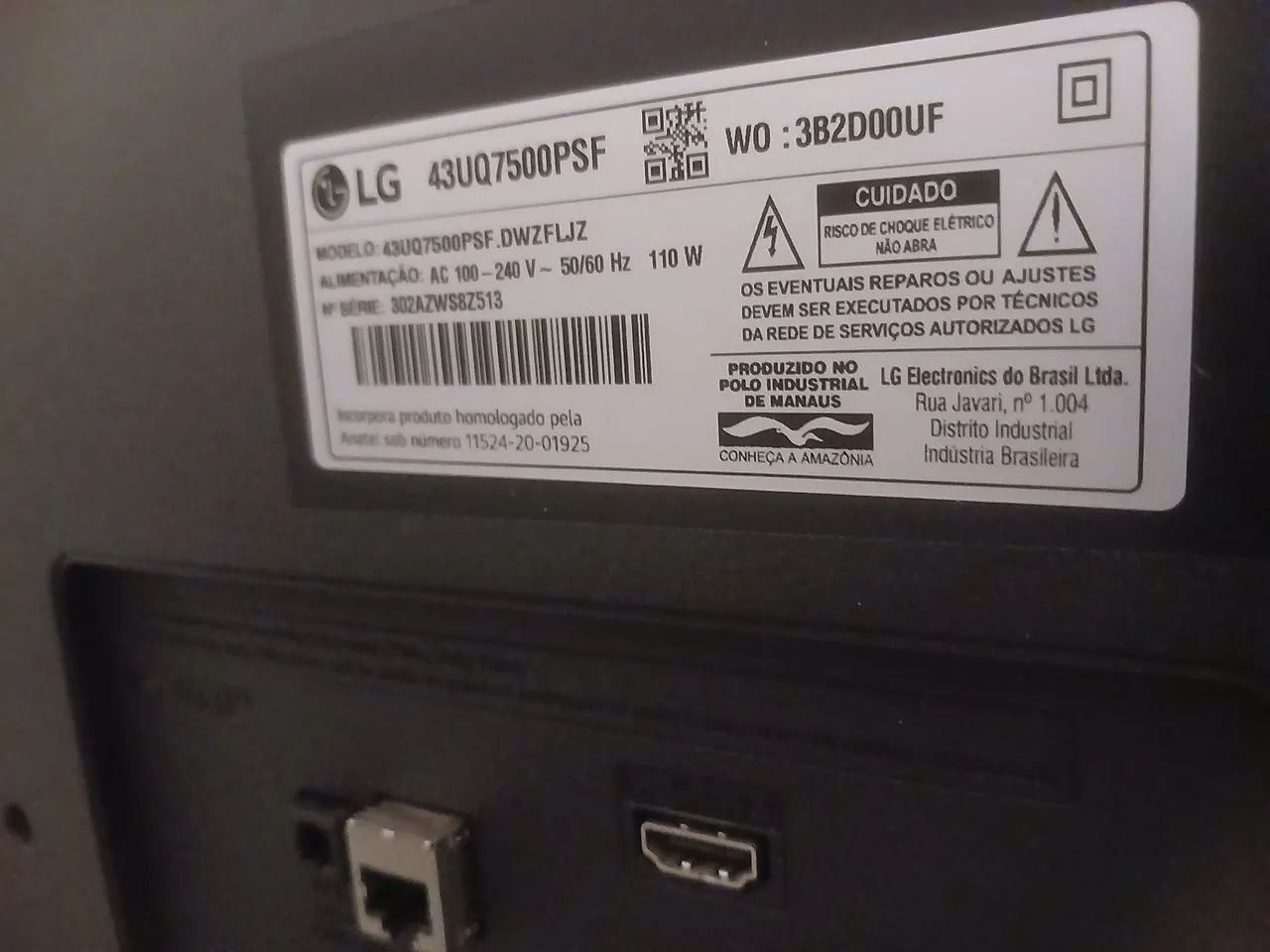 Smart TV LG 4K 43" UQ7500 - Foto 3
