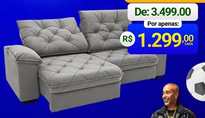 Sofá Retrátil 