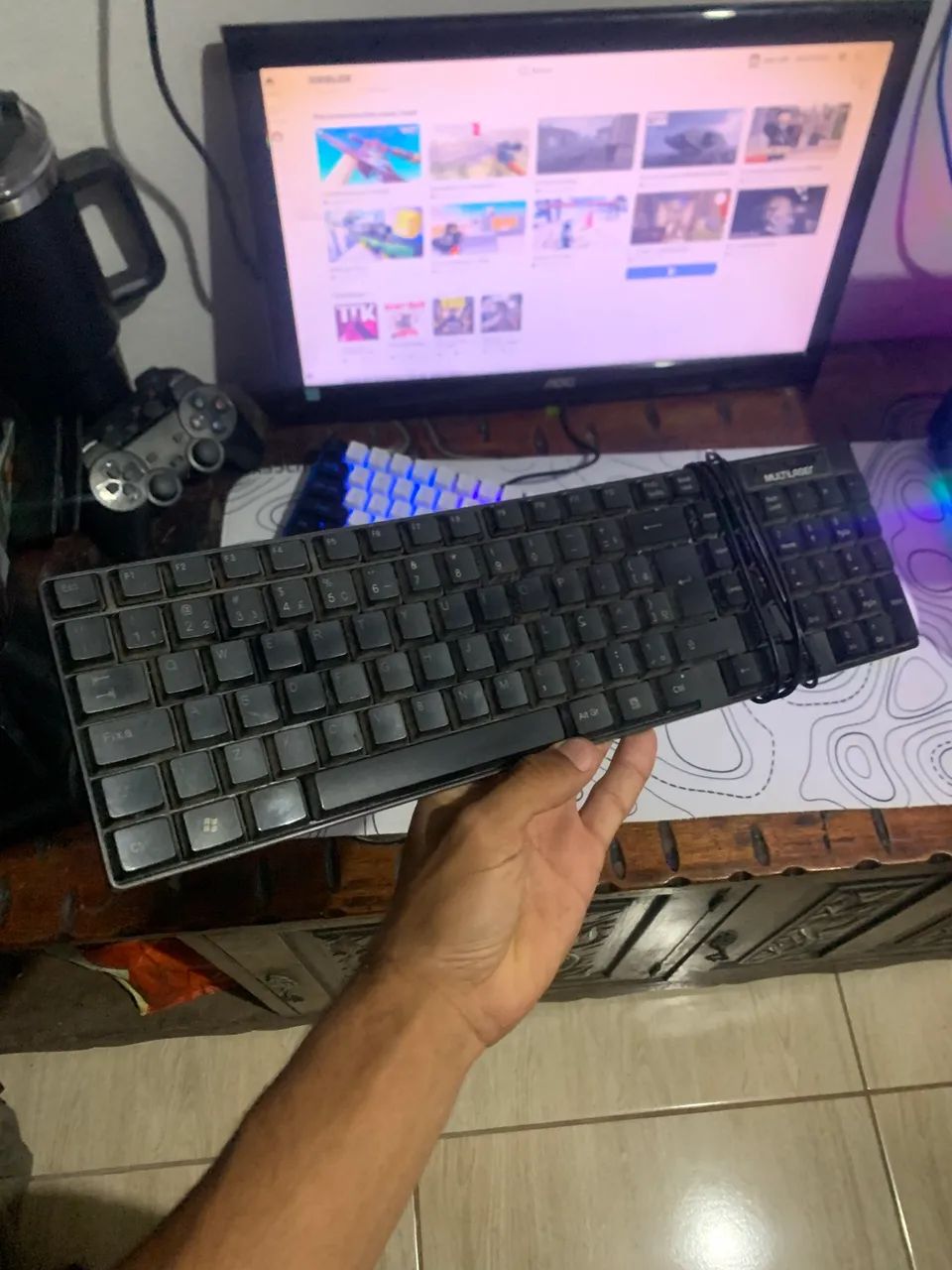 3 teclados e 3 mouses para escritório - Foto 3