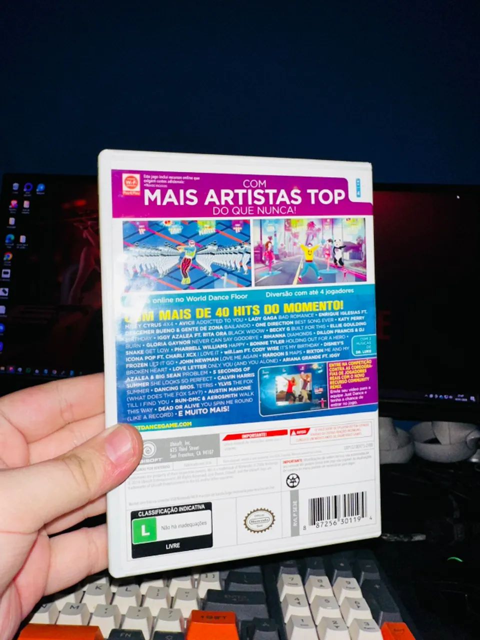 jogo orignal para nintendo wii - just dance 2015 - americano - Foto 2