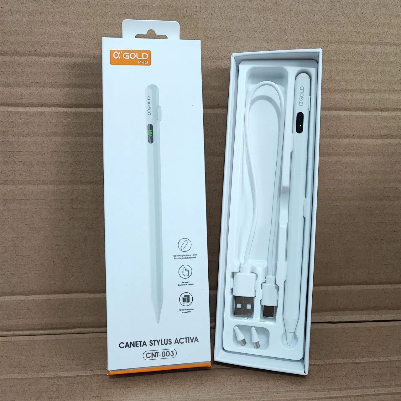Caneta touch Stylus para tablet e celular 