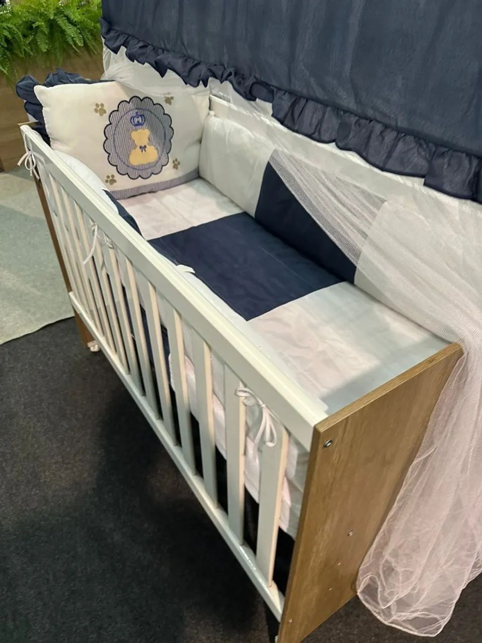 oferta berço novo com rodinhas com entrega + montagem grátis - Foto 3