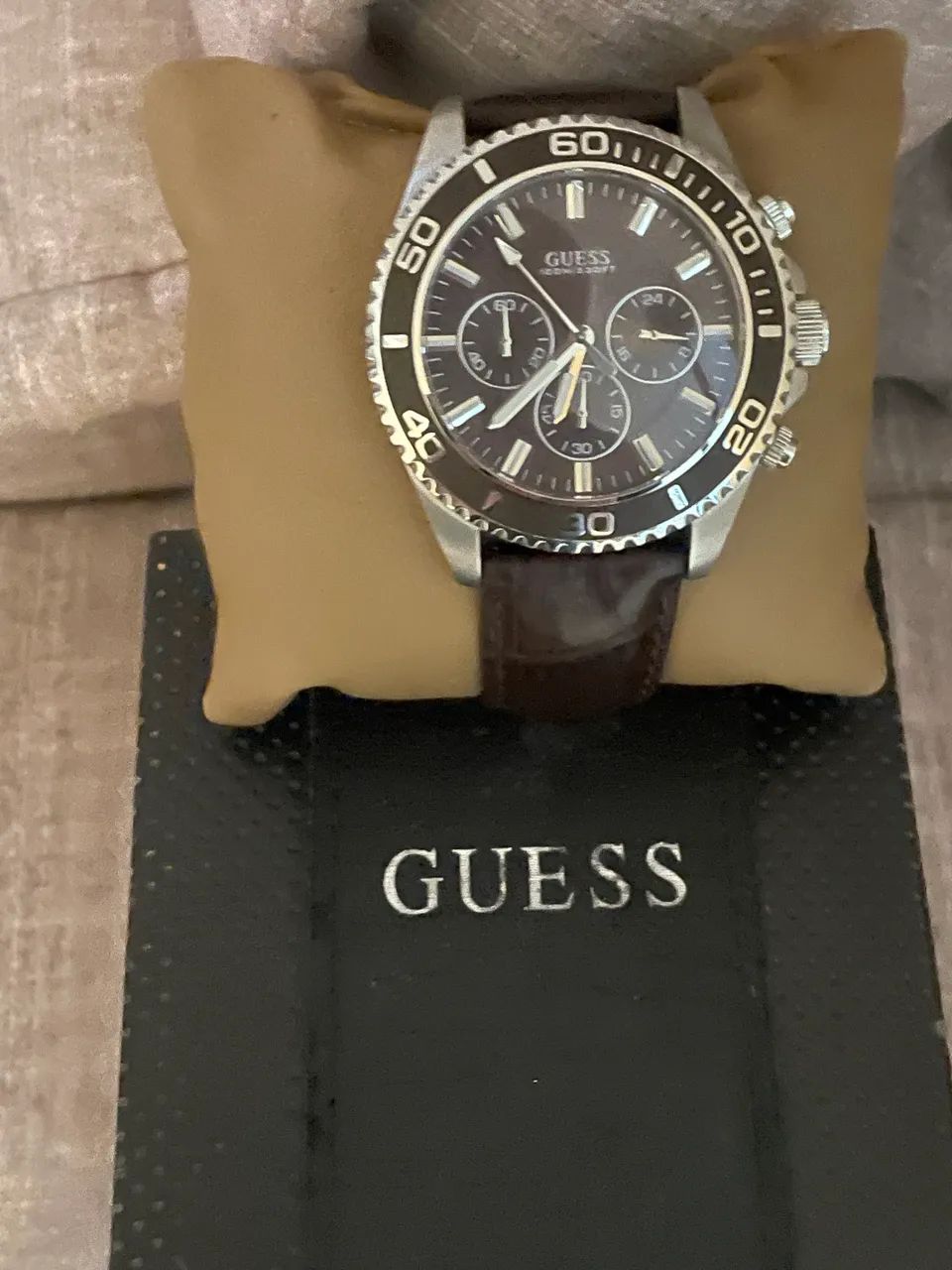 Relógio Guess original pulseira em couro  - Foto 3
