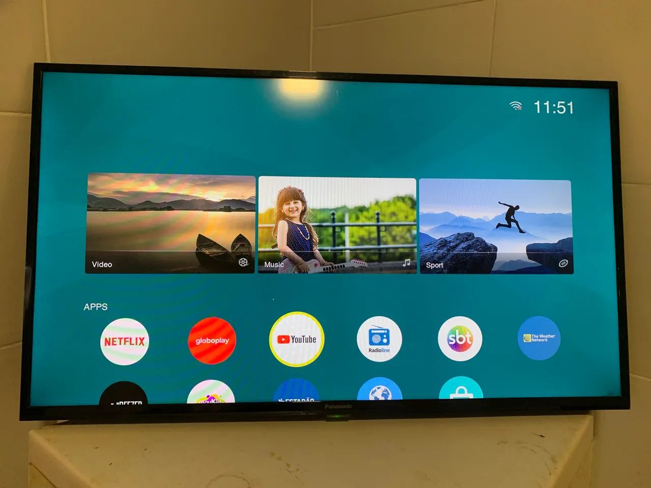 Smart tv Panasonic 42 polegadas barato pra sair logo