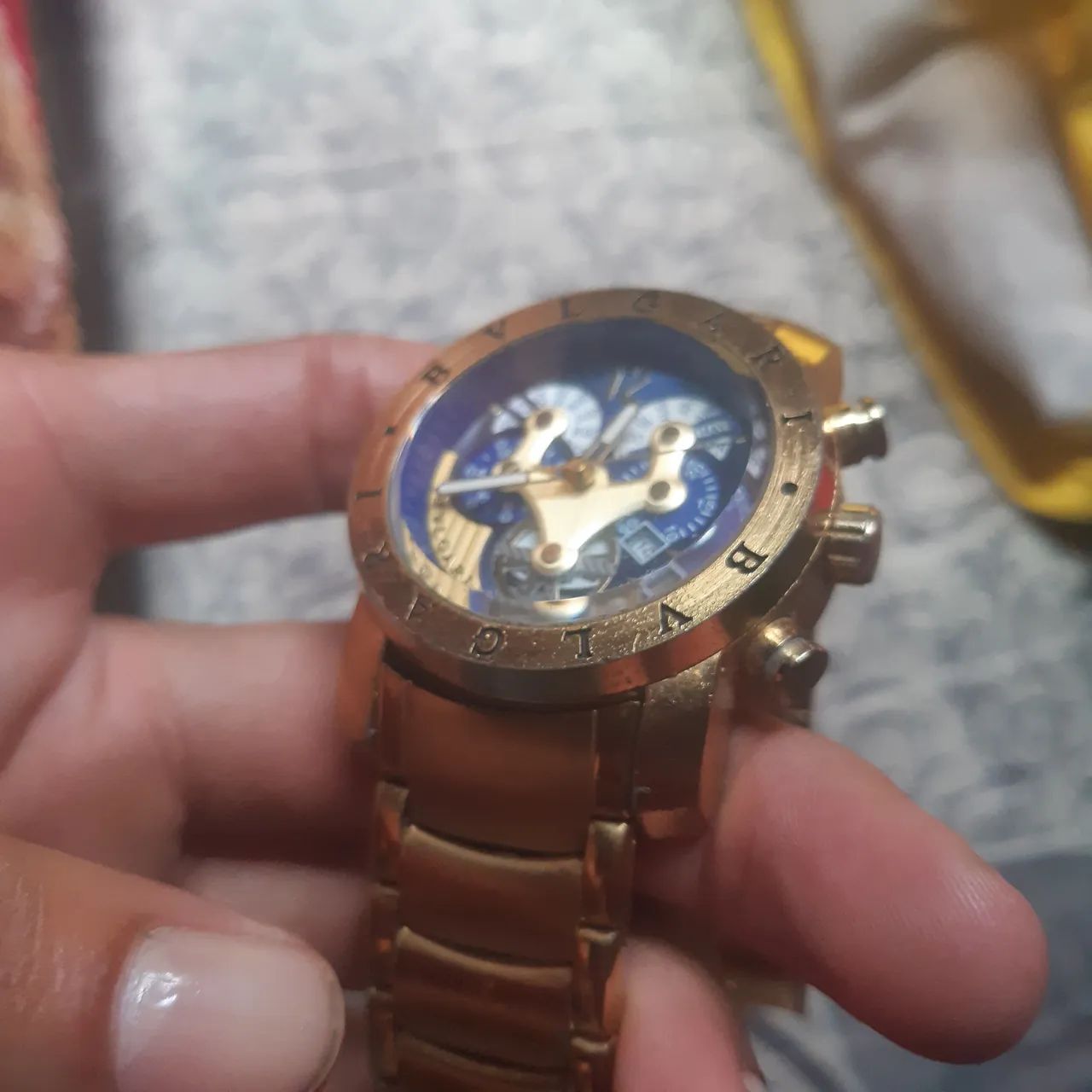 Relógio BVULGARI dourado  - Foto 3