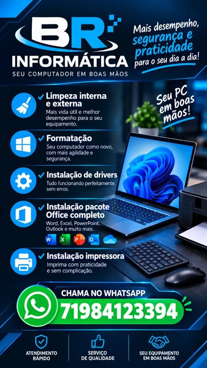 Manutenção computador e notebook