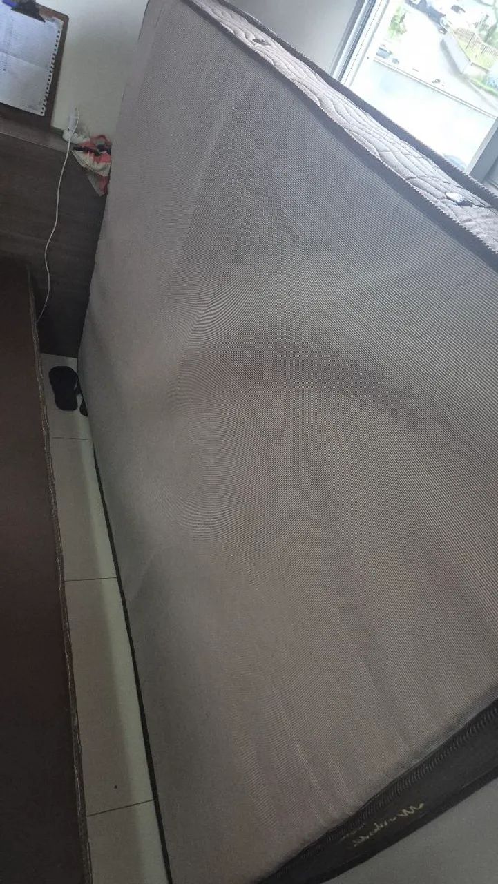 Cama box casal com colchão Ortobom Magnyfic Molas Ensacadas - Foto 5