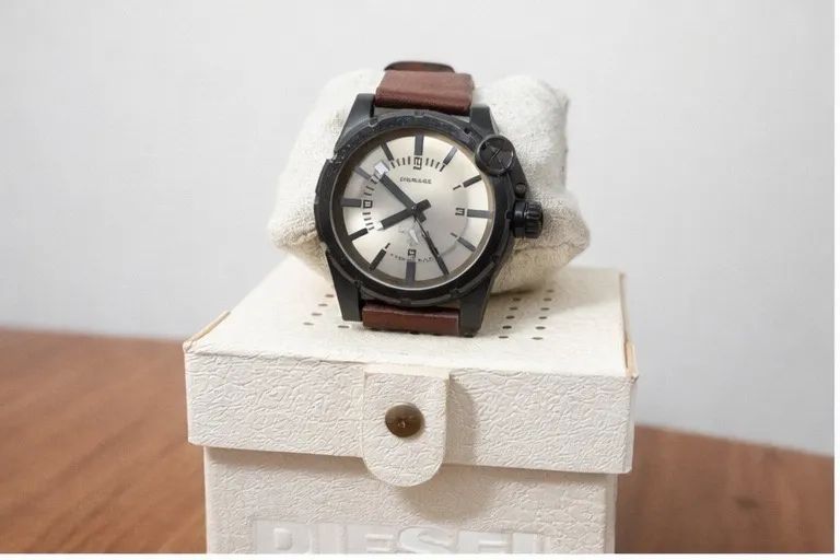 Relógio Diesel Original Masculino DZ-4238 - Couro - 5 BAR