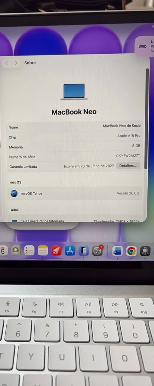 MacBook Neo 512GB novo - Foto 3
