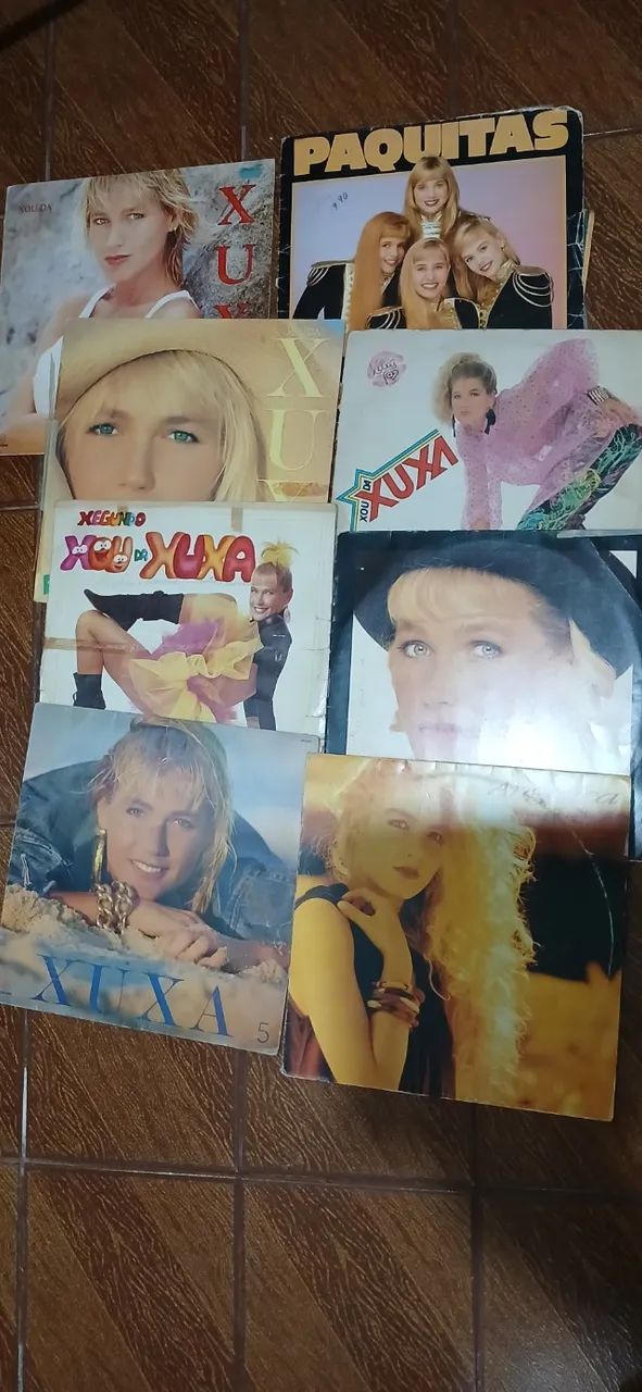 Coleção Especial discos da XUXA 8 vinis