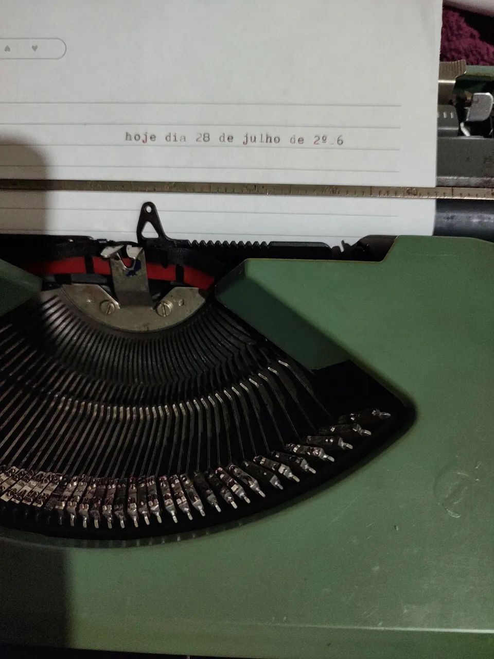Máquina de escrever datilografia  - Foto 2