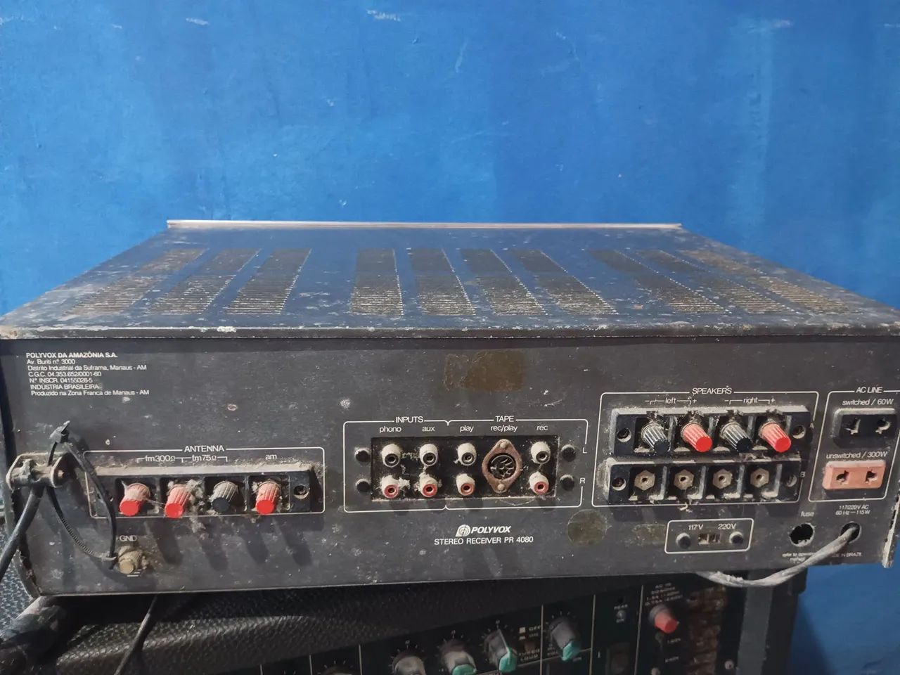 Amplificador Polyvox Cabeçote Raro PR 4080 - Foto 5