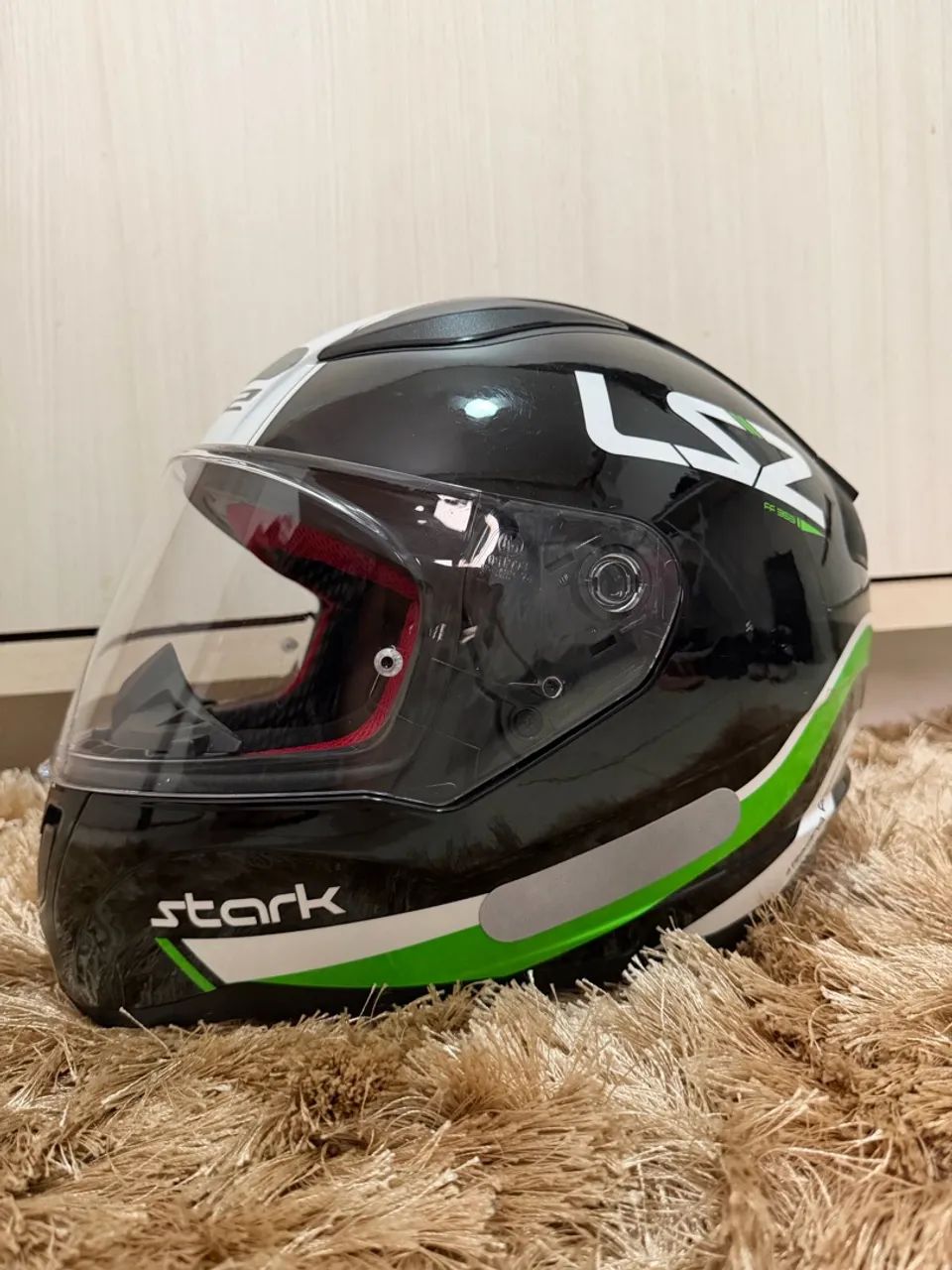 Capacete LS2 Rapid masculino pouquíssimo usado