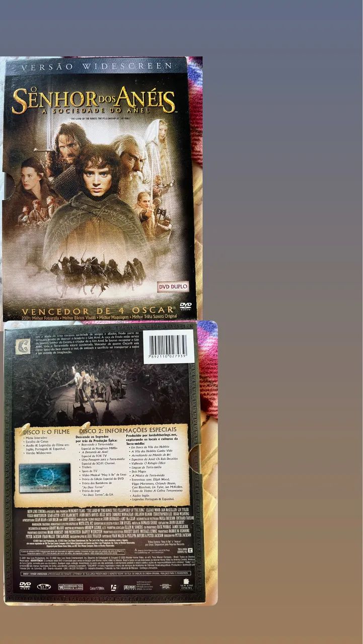 O Senhor dos Anéis - trilogia em DVD versão widescreen - Foto 3