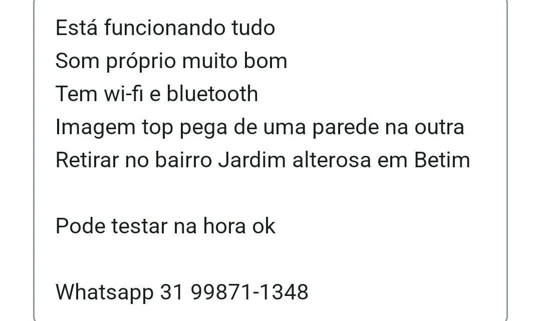 Projetor wambo T6 max 300 polegadas não troco por nada - Foto 3