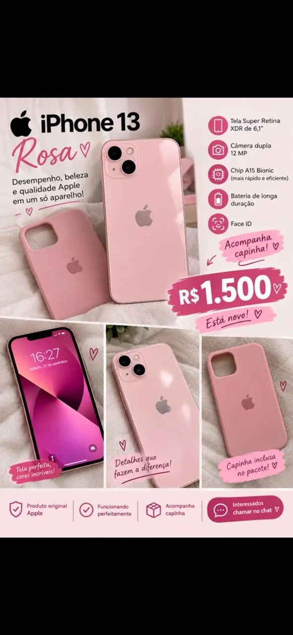 iPhone 13 rosa