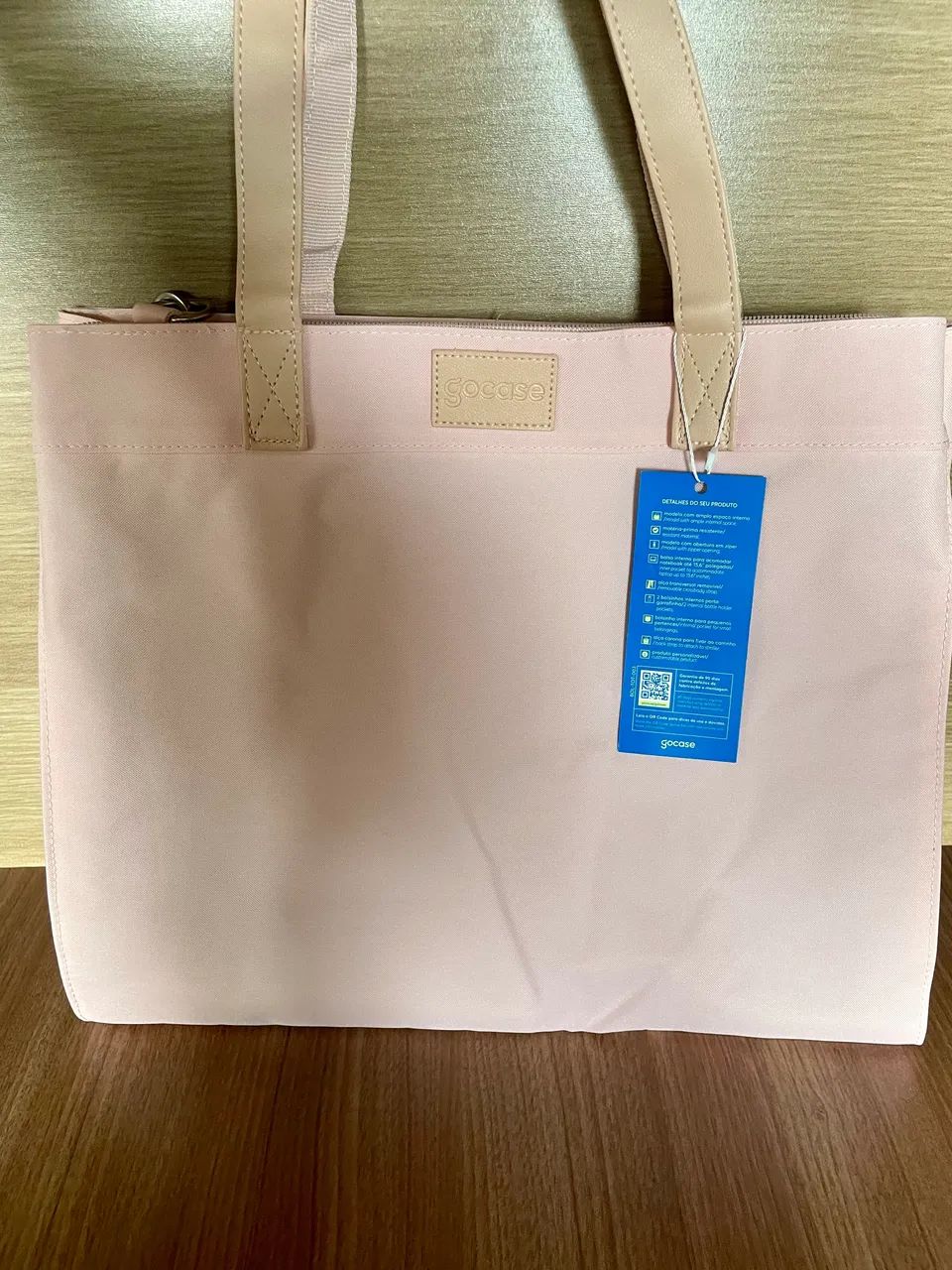 Bolsa Gocase - Tote Daily - Clear Rosa