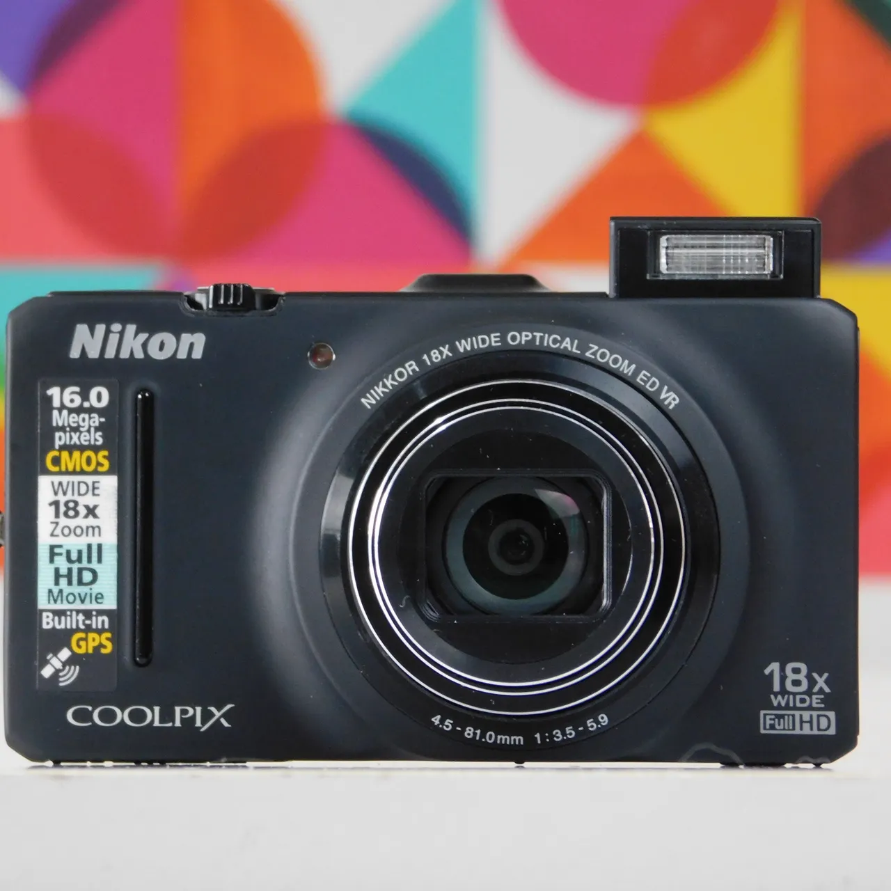 NIKON COOLPIX S8000 BLACK 10X WIDE COMPA 220,00 - Câmeras e
