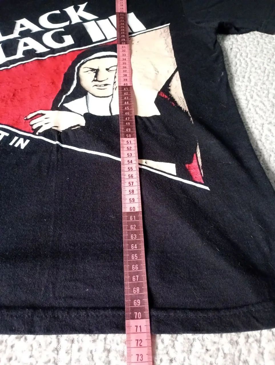 Camisa Black flag tam P - Foto 4