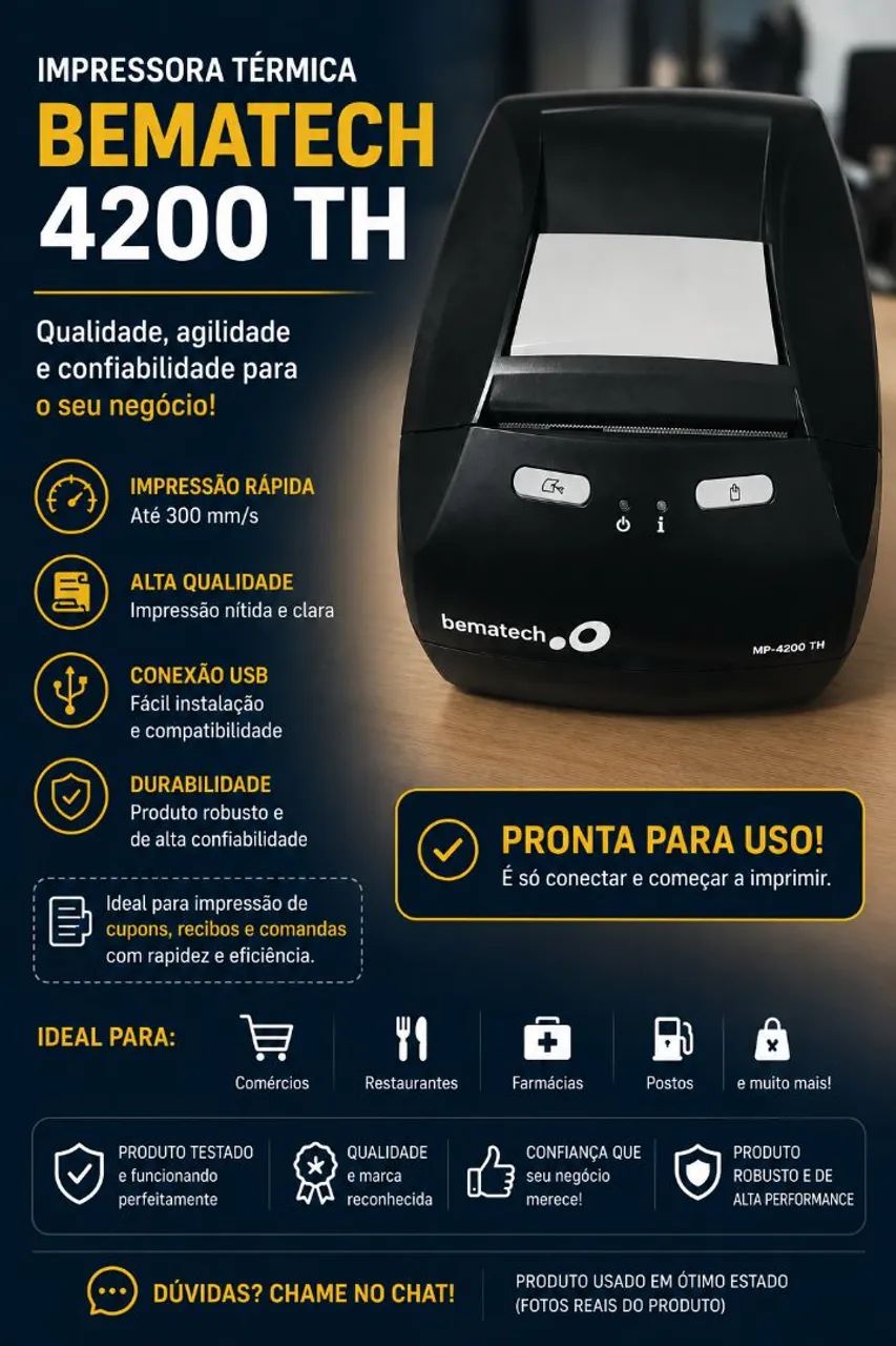 Impressora térmica bematech 4200TH