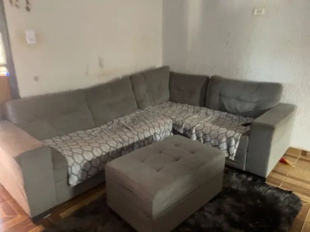 Vendo sofá de canto usado 
