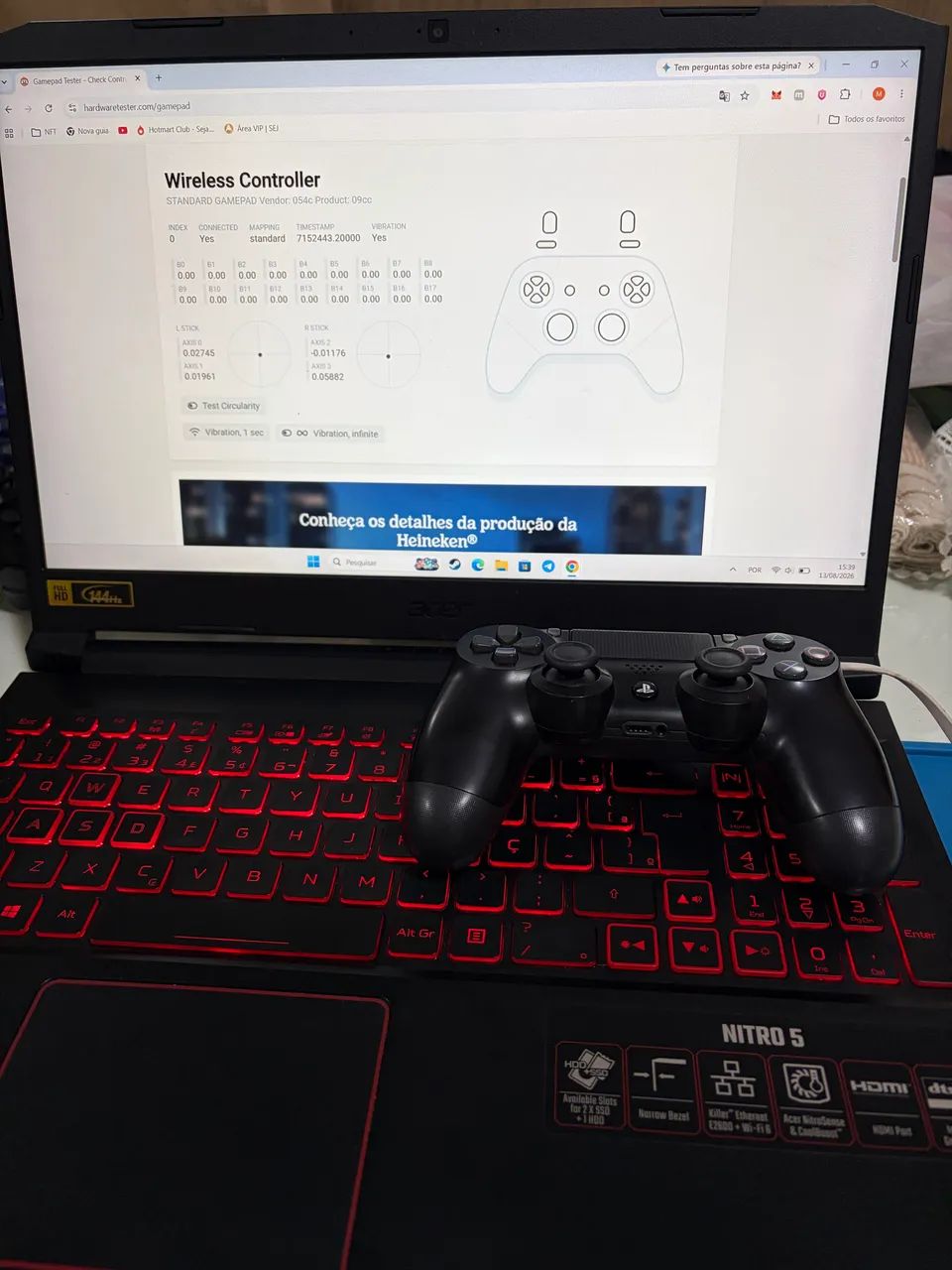 Controles Originais PS4 DualShock 4 - Testados e Sem Drift - Foto 3