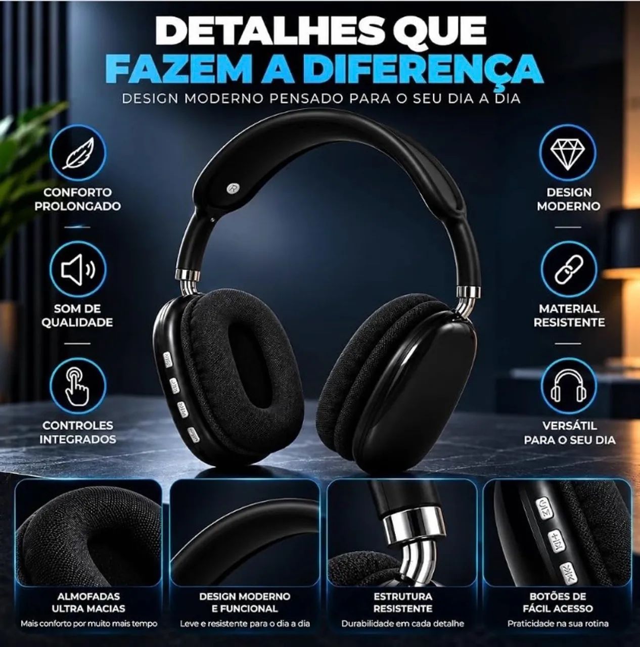 Fone de Ouvido Bluetooth  - Foto 3