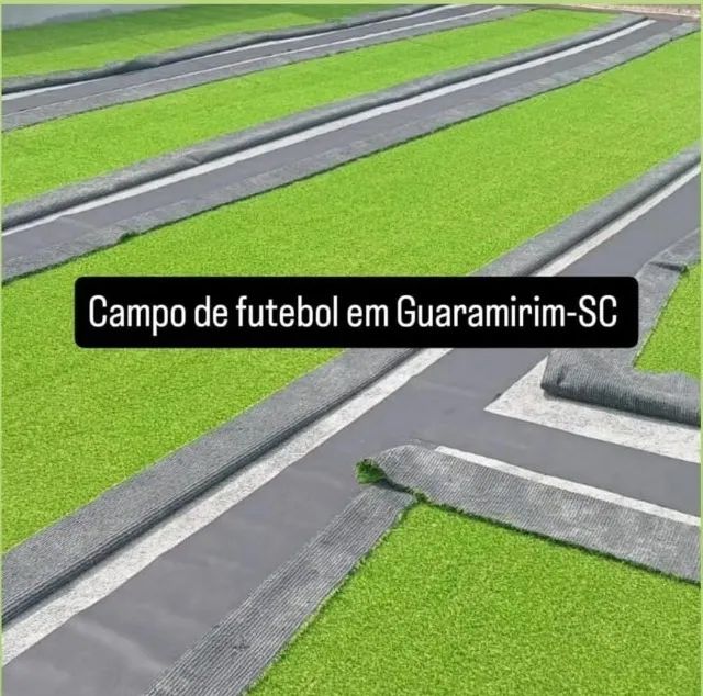 Grama Sintética Nova para Campo - Foto 4