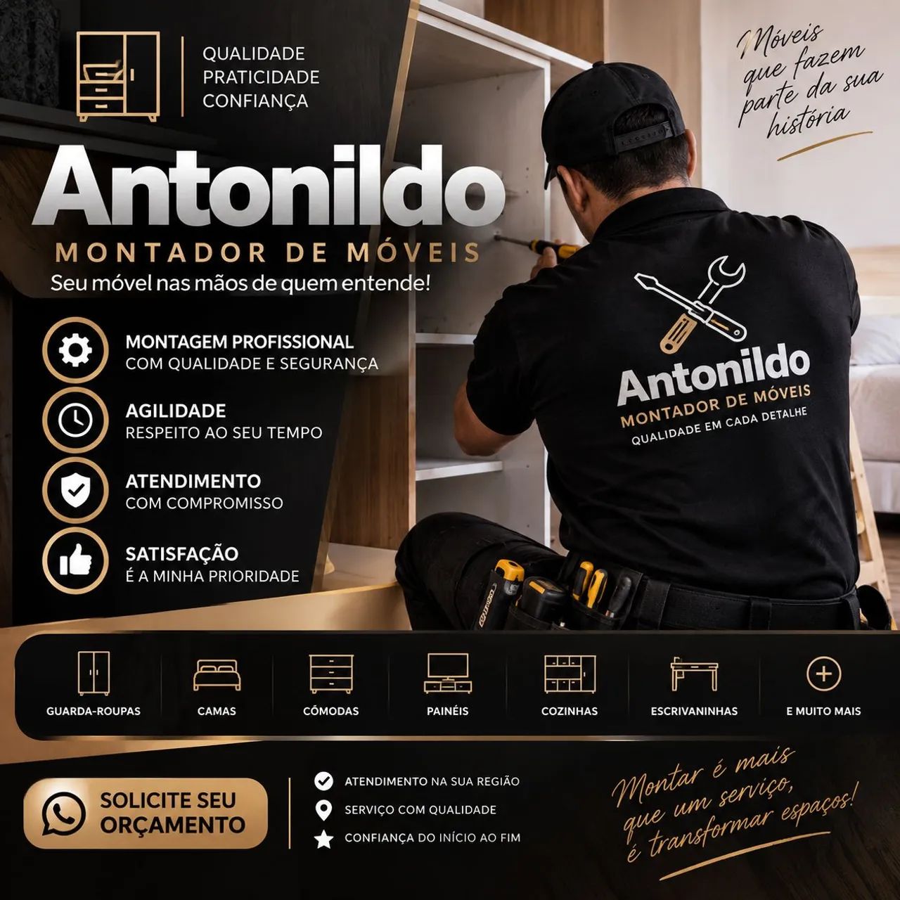 Montador de móveis em Anápolis 
