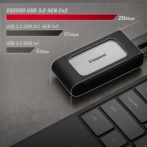 SSD Externo Sandisk XS2000 2TB - Foto 3