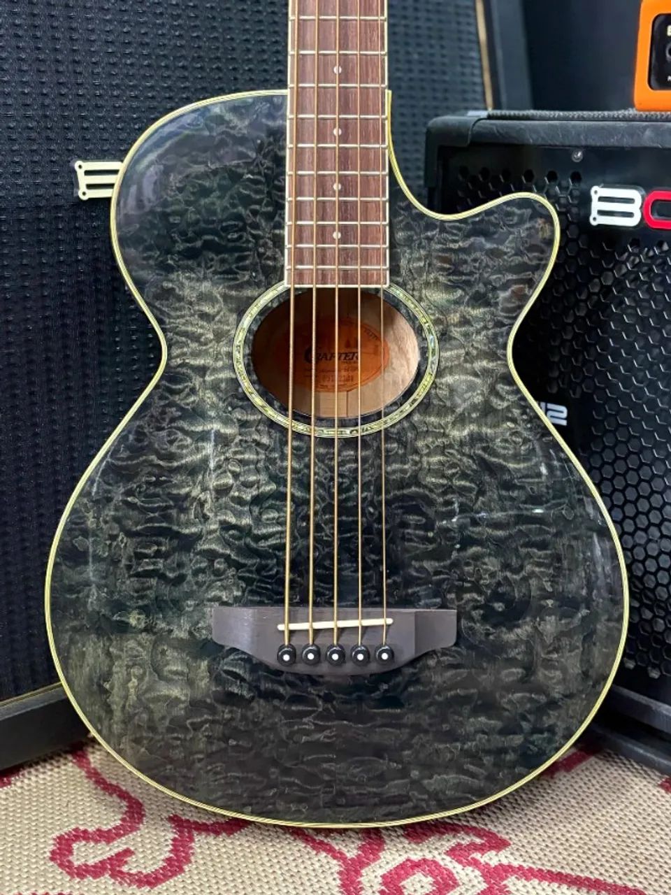 Baixolão Crafter Ba 580 eq 5 cordas made Korea - Usado