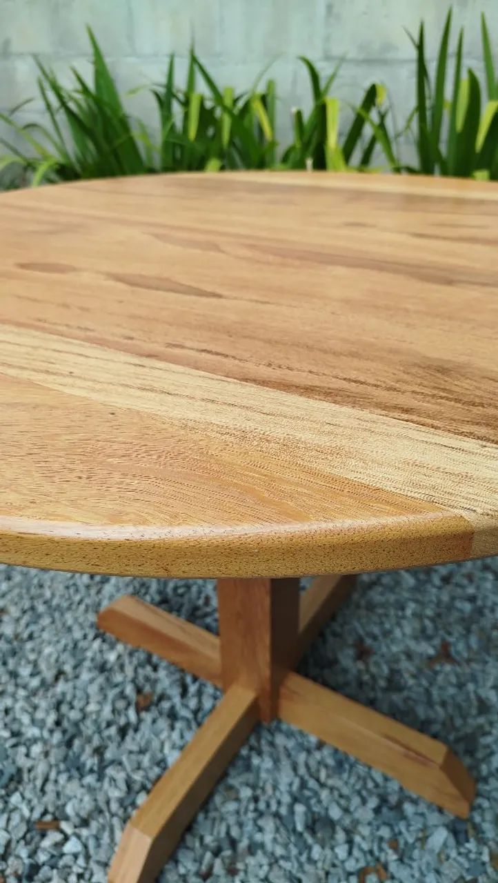 Mesa redonda - Angelim 100cm - Foto 5