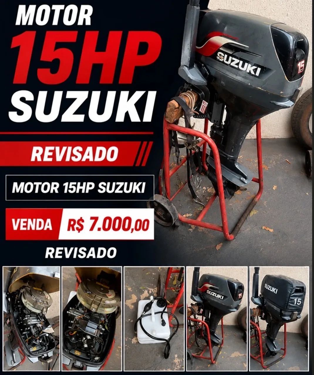 Motor Suzuki 15 hp