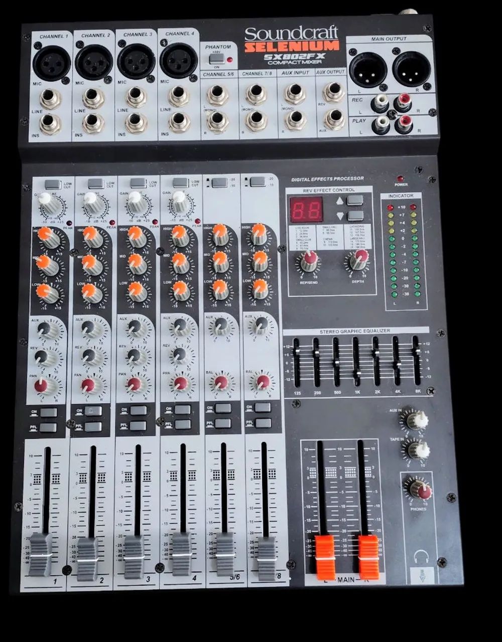 Vendo mesa de som soundcraft Selenium 8 canais  - Foto 2
