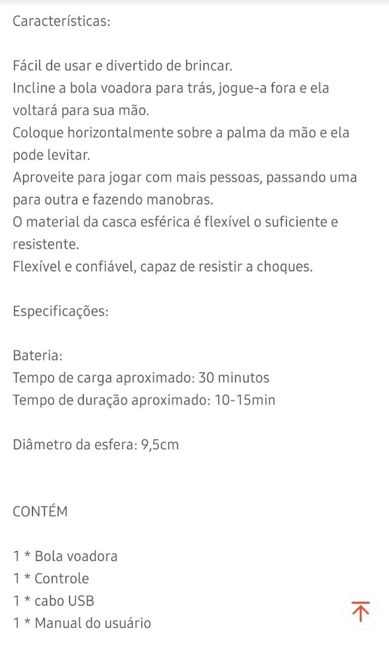 Kit 3 Brinquedo Bola Spinner Voadora 3 peças  - Foto 5